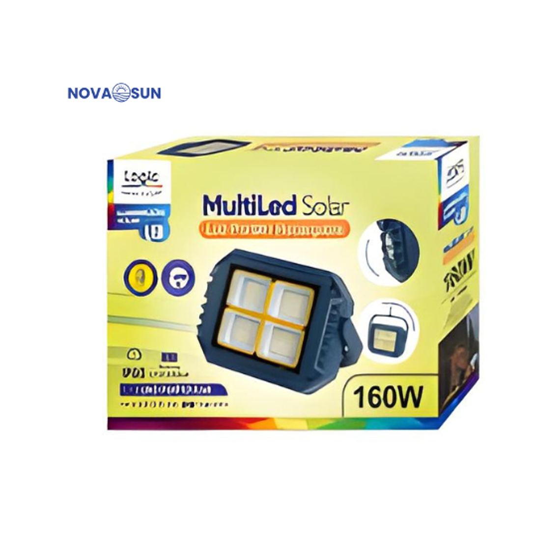 Foco MULTILED Solar Portátil 160W 1