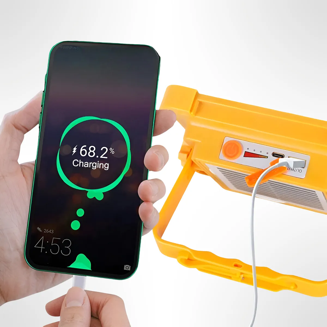 Foco LED Solar Portátil S19A – 100W 4