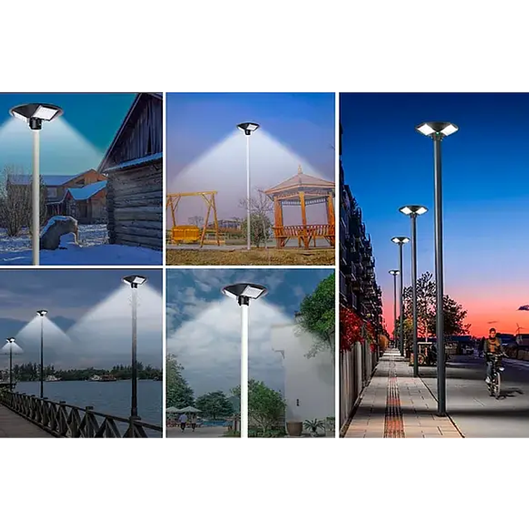 Luminaria Solar LED Pagoda S07 150W Blanco FRIO 3