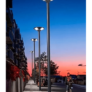 Poste Metálico Armable Sólido 4 Metros 70mm para pagoda S07 150W