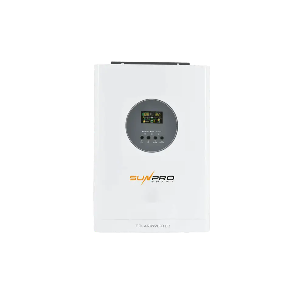 INVERSOR ONDA PURA SUNPRO 6.200W 48VDC 220VAC BUILT IN 100A MPPT 60-500V 2