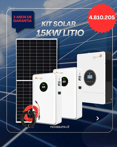 Kit Solar 15Wh/día – Sistema 48V