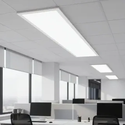 Panel LED Embutido Rectangular 40W – 4800 lm | 120x30 cm | Luz Fría | Full EMC
