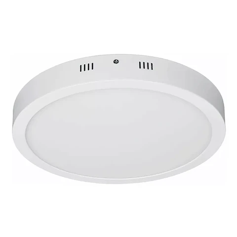 Plafón LED Redondo Sobrepuesto 24W – 1920 lm | Certificado SEC | ECONOMY Premium