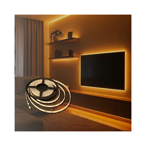 Tira LED Interior Wellmax 12V 14.5W/M – 3000K (Blanco Cálido)