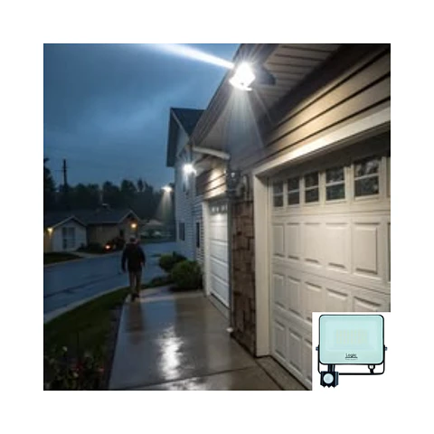 Foco Reflector LED Soft Light Pir 100W con Sensor de Movimiento – 11.000 lm - Luz Fría 6500K