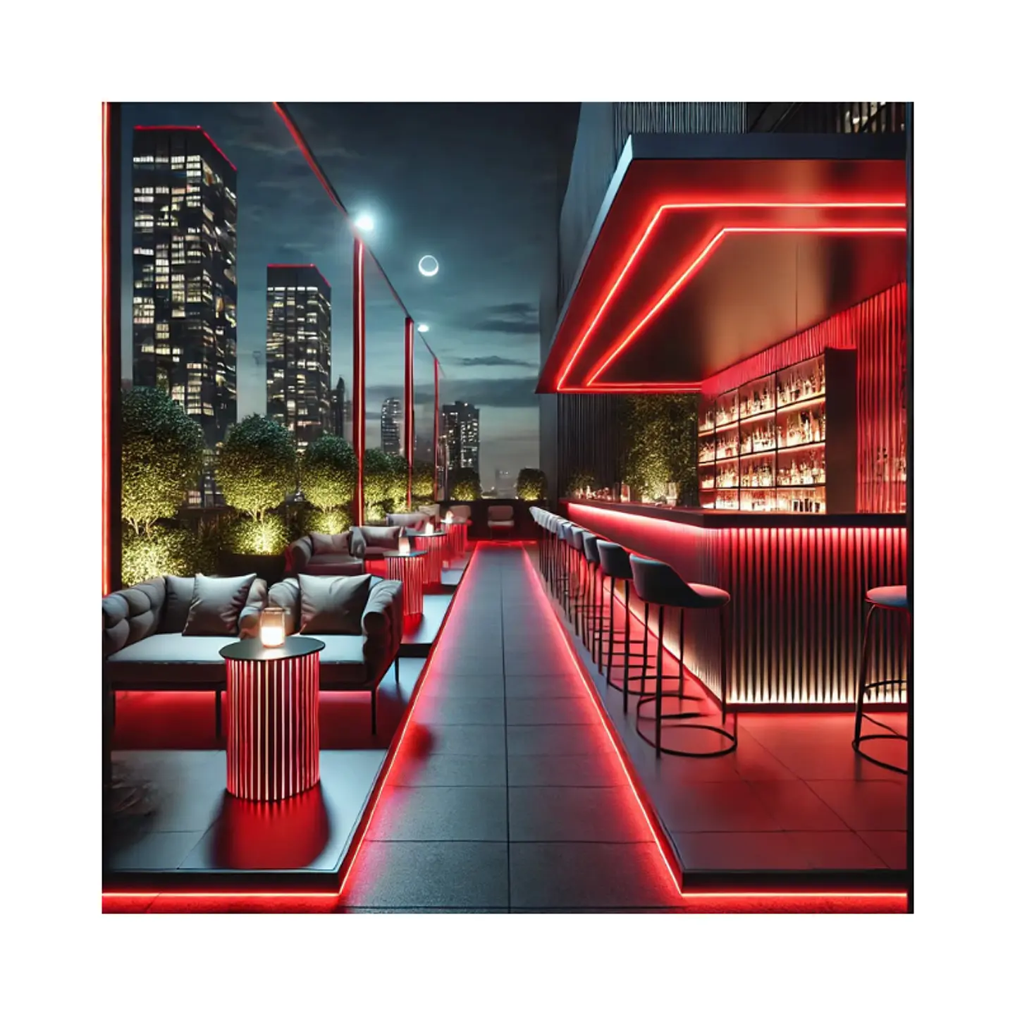 Cinta LED Roja 2835 IP54 con Adhesivo – Konnergie 2