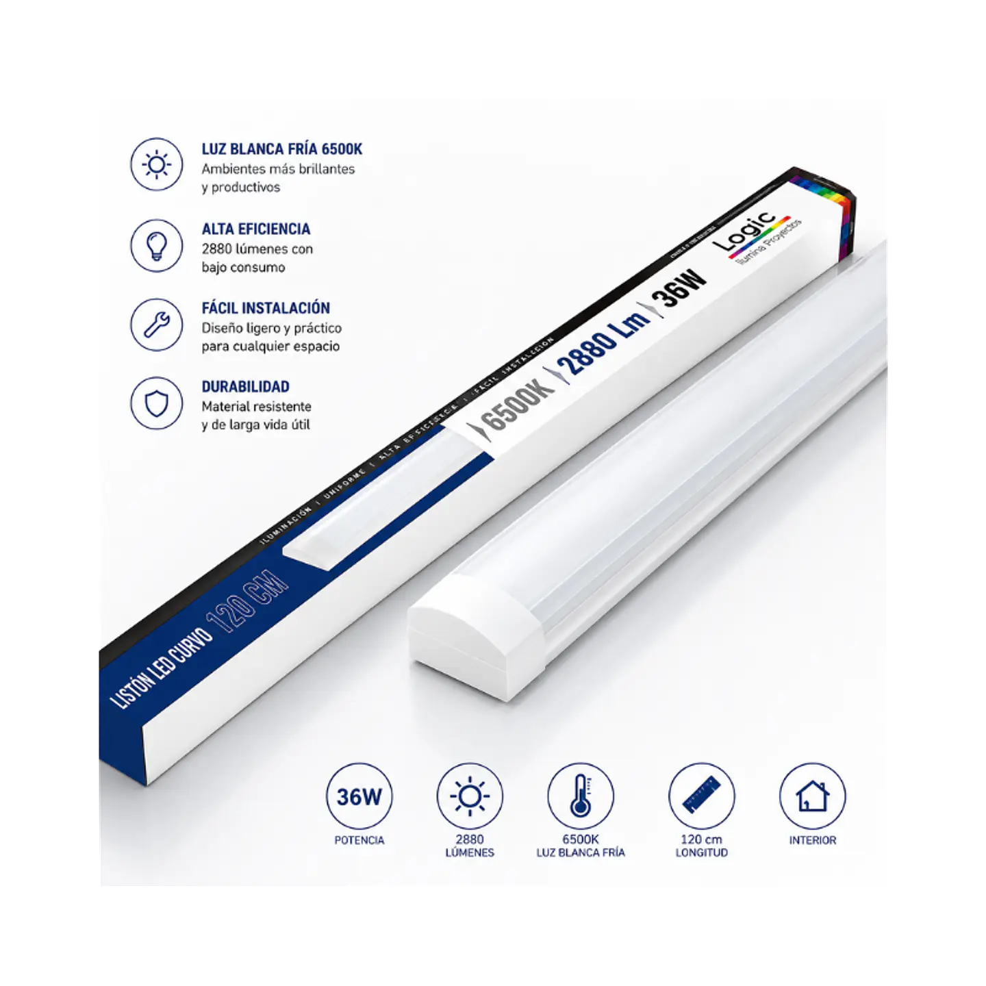 Listón LED Curvo - Premium Economy – 36W 1