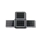 Proyector Solar LED Recargable Portátil de Emergencia con 4 Paneles Solares - Miniatura 2