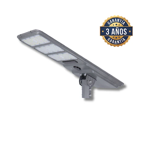 Luminaria Solar Pública Solar Max All In One 5000Lm 5000K IP65 IK10 - Farola Exterior Todo en Uno Panel 45W