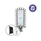 Luminaria Solar Pública 2200Lm 6500K Luz Fría IP65 IK10 - Farola Exterior Alumbrado Público Panel 30W - Miniatura 1