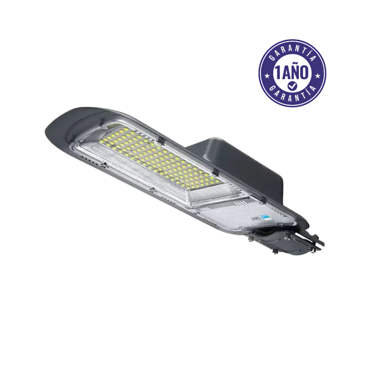 Luminaria Solar Pública 3000Lm 6500K Luz Fría IP65 IK10 - Farola Exterior Alumbrado Público Panel 45W 1