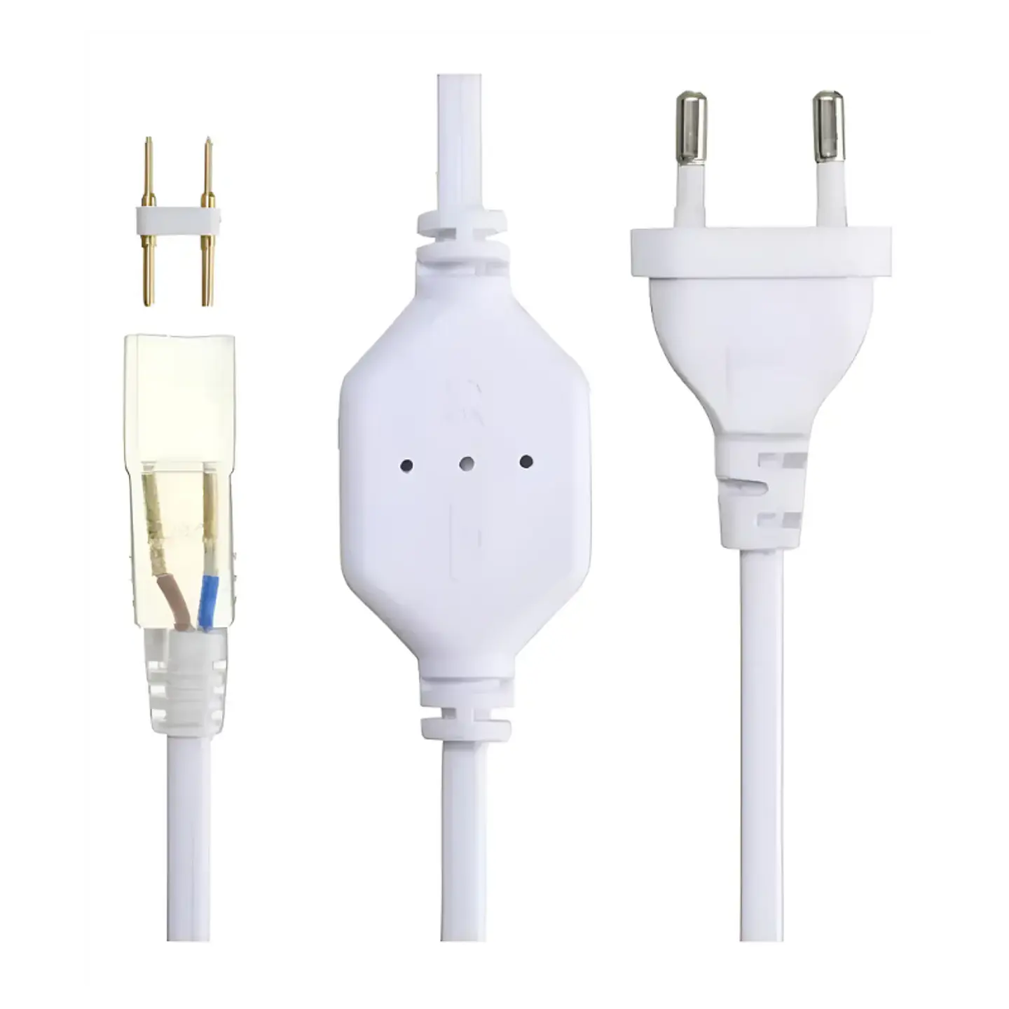 Enchufe Conector para Cinta Neón LED 2835 220V 1