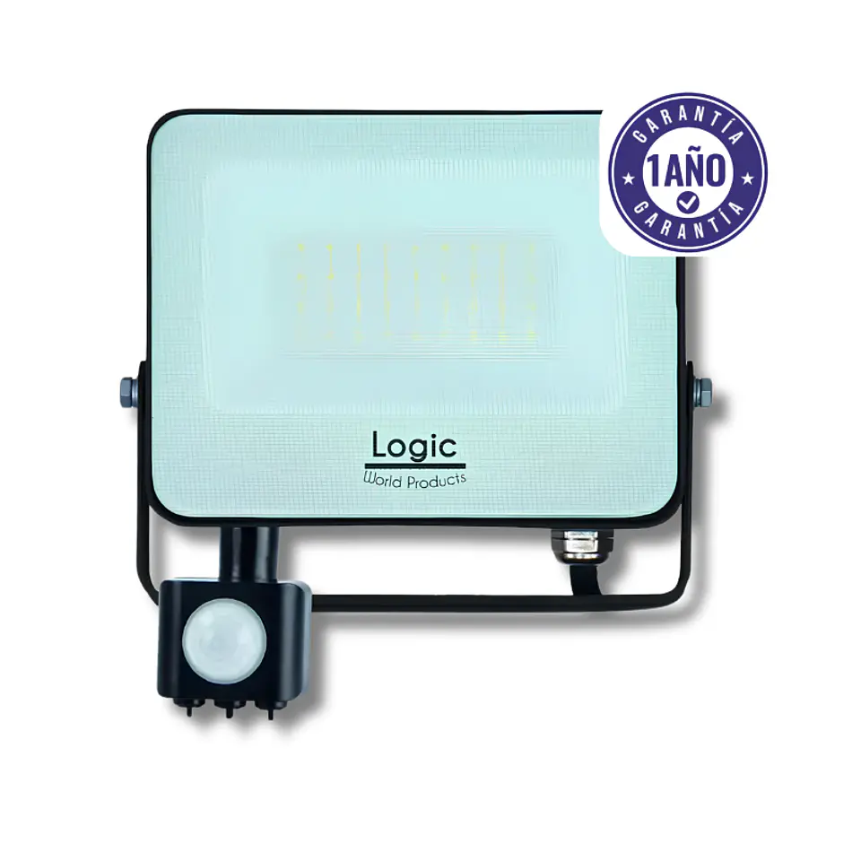 Proyector LED Sensor de Movimiento PIR 100W 11000Lm Sensor de Movimiento 6500K IP65 Exterior 220V 1