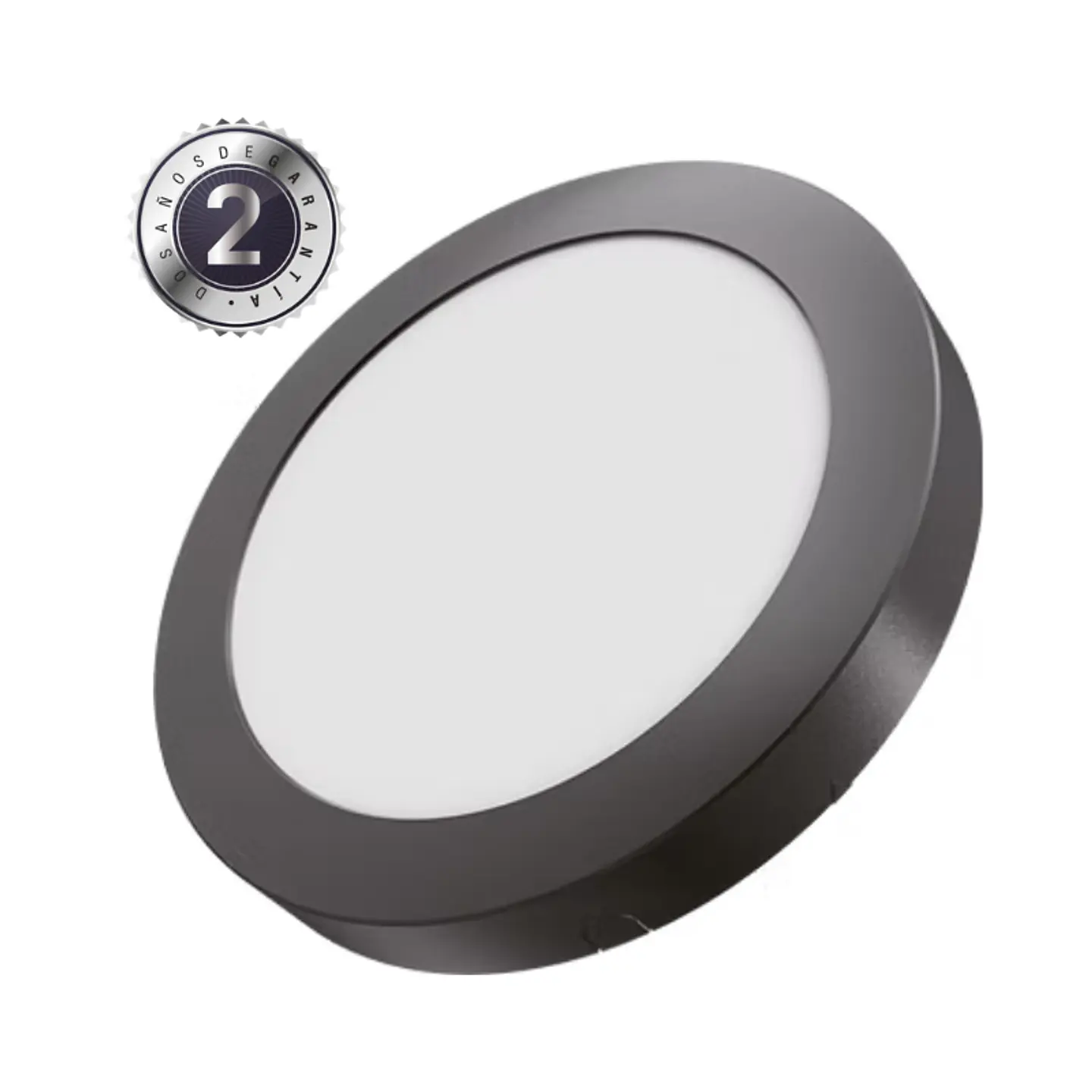 Plafón LED Sobrepuesto 18W Sunflower Black Wellmax – Luz Fría 6500K 1