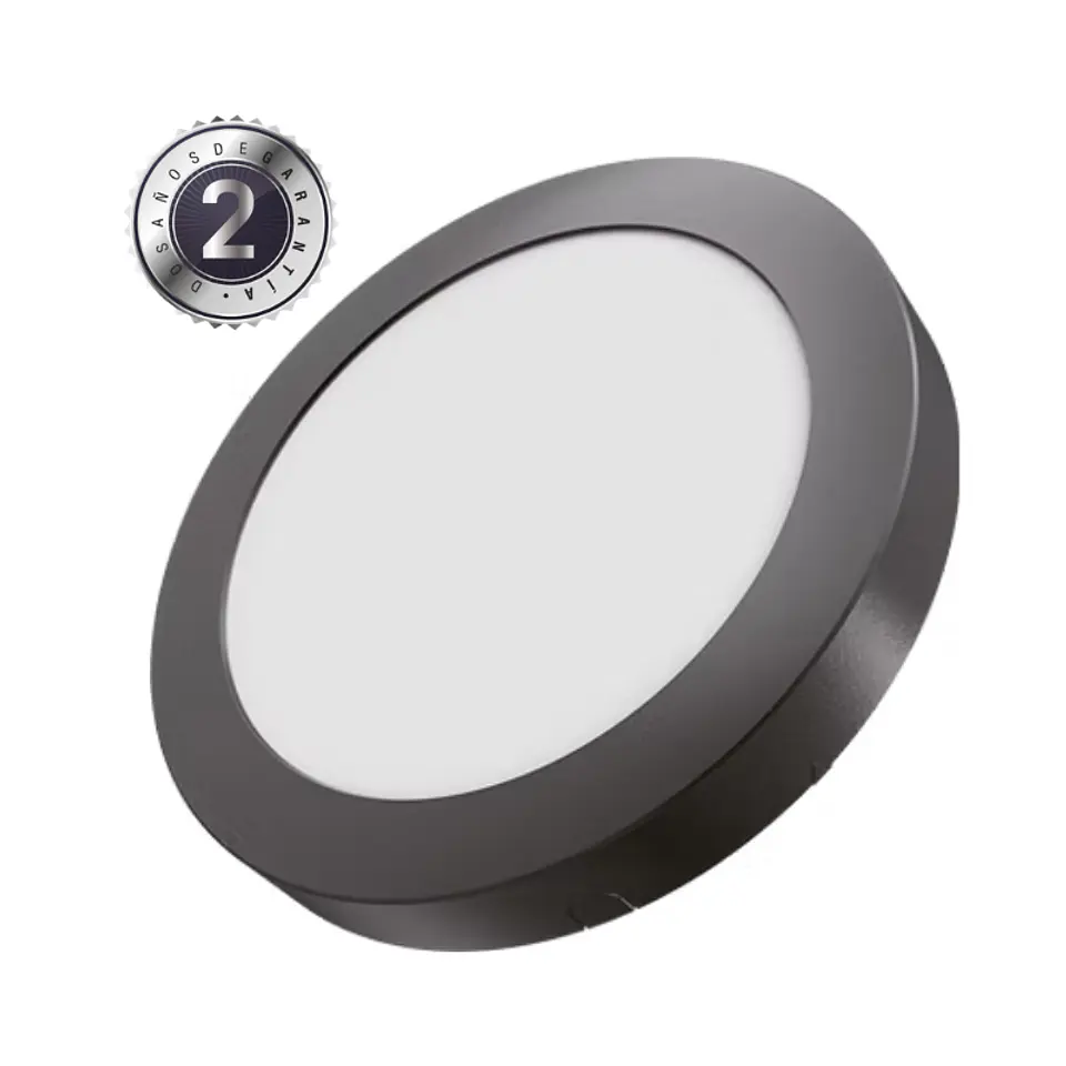 Plafón LED Sobrepuesto 18W Sunflower Black Wellmax – Luz Fría 6500K 1