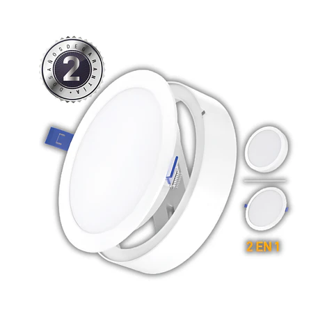 Plafón LED Mixto Redondo 12W Sunlight Wellmax – Luz Fría 6500K
