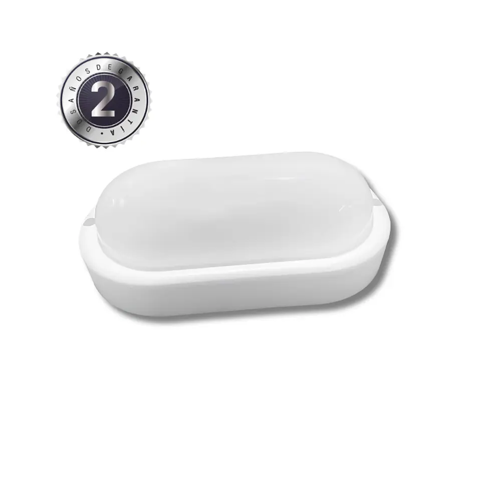 Plafón LED Tortuga Ovalada 8W Wellmax – Luz Fría 6500K 1