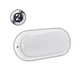 Plafón LED Tortuga Ovalada 12W con Sensor de Movimiento Wellmax – Luz Fría 6500K - Miniatura 1