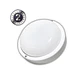 Plafón LED Tortuga Redonda 8W Wellmax – Luz Fría 6500K - Miniatura 1