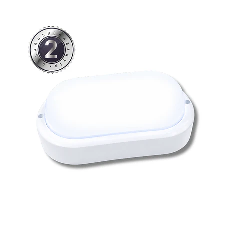 Plafón LED Tortuga Ovalada 8W Wellmax – Luz Fría 6500K