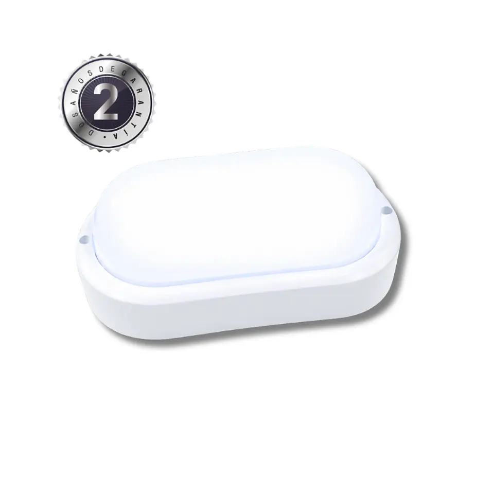 Plafón LED Tortuga Ovalada 8W Wellmax – Luz Fría 6500K 2