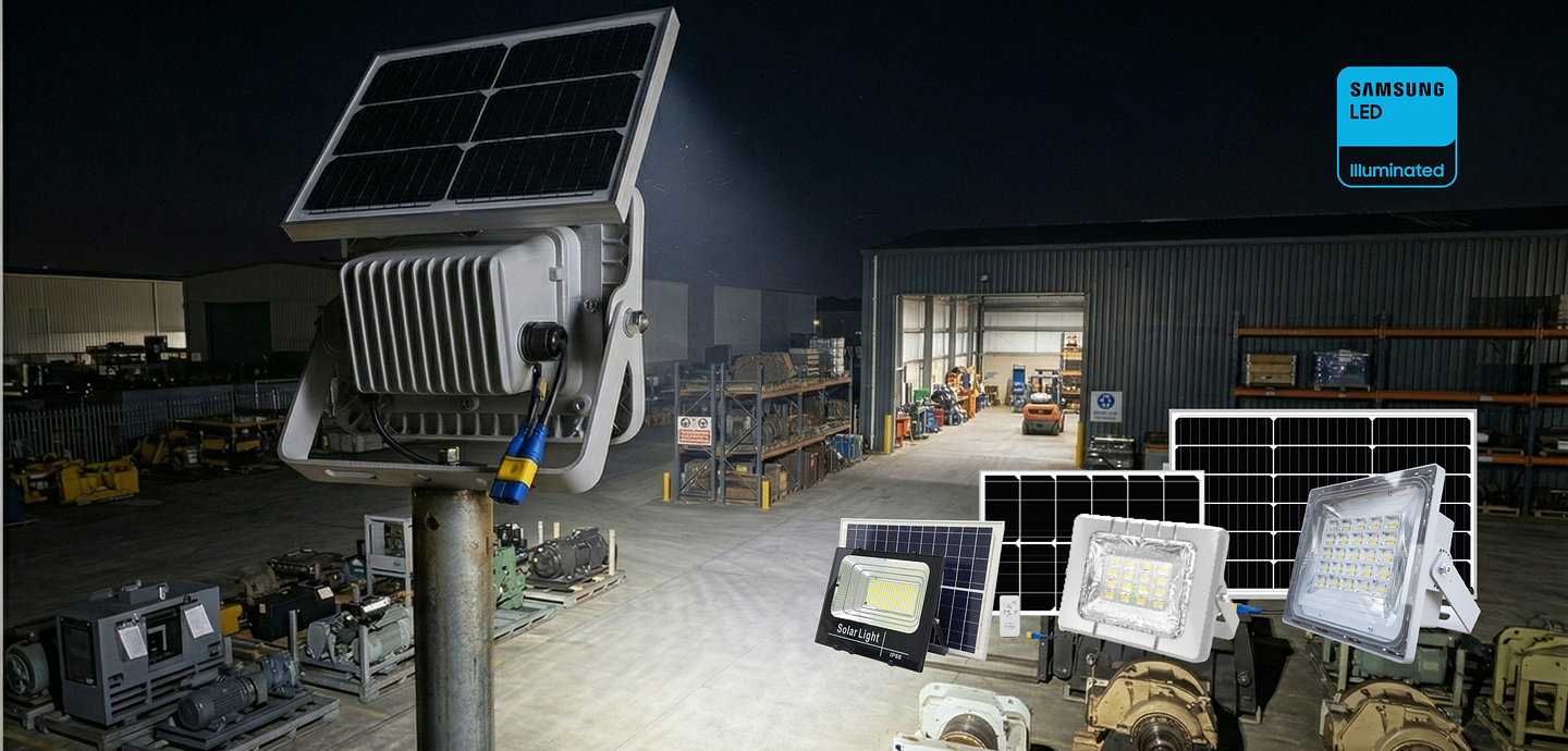 Iluminación para Áreas Industriales y Parcelas 