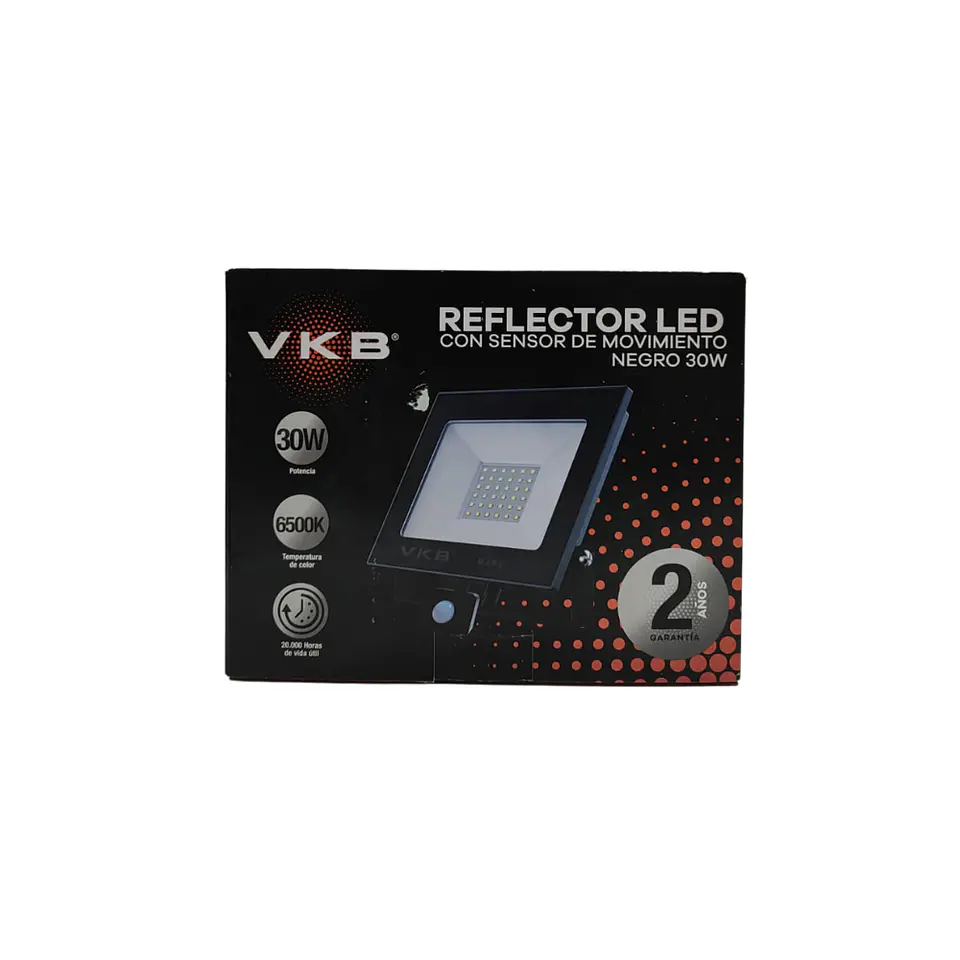 Proyector con sensor de movimiento 30W  2
