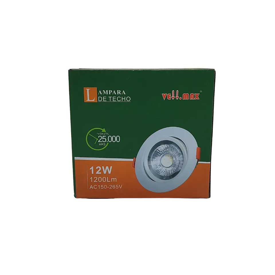 Lampara de techo 12W 6500K 4