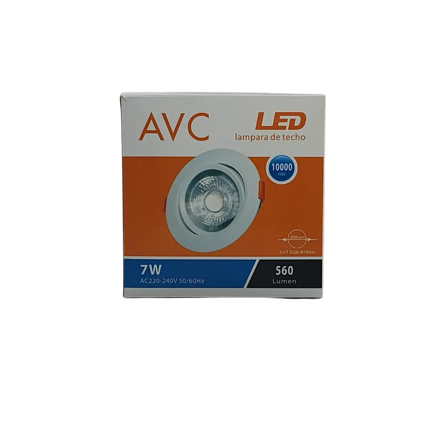 Lampara de techo LED 7W 6500K 4
