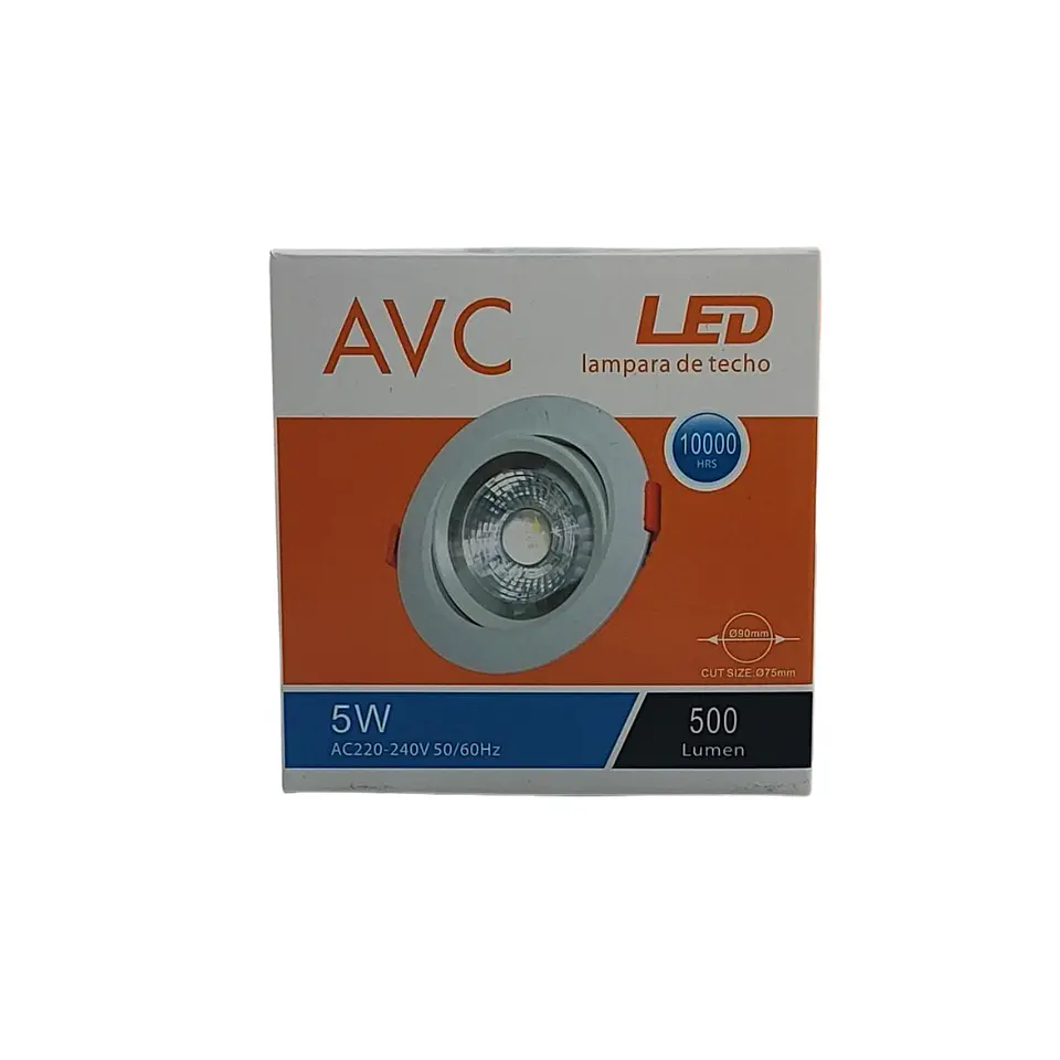 Lampara de techo 5W 6500K 4