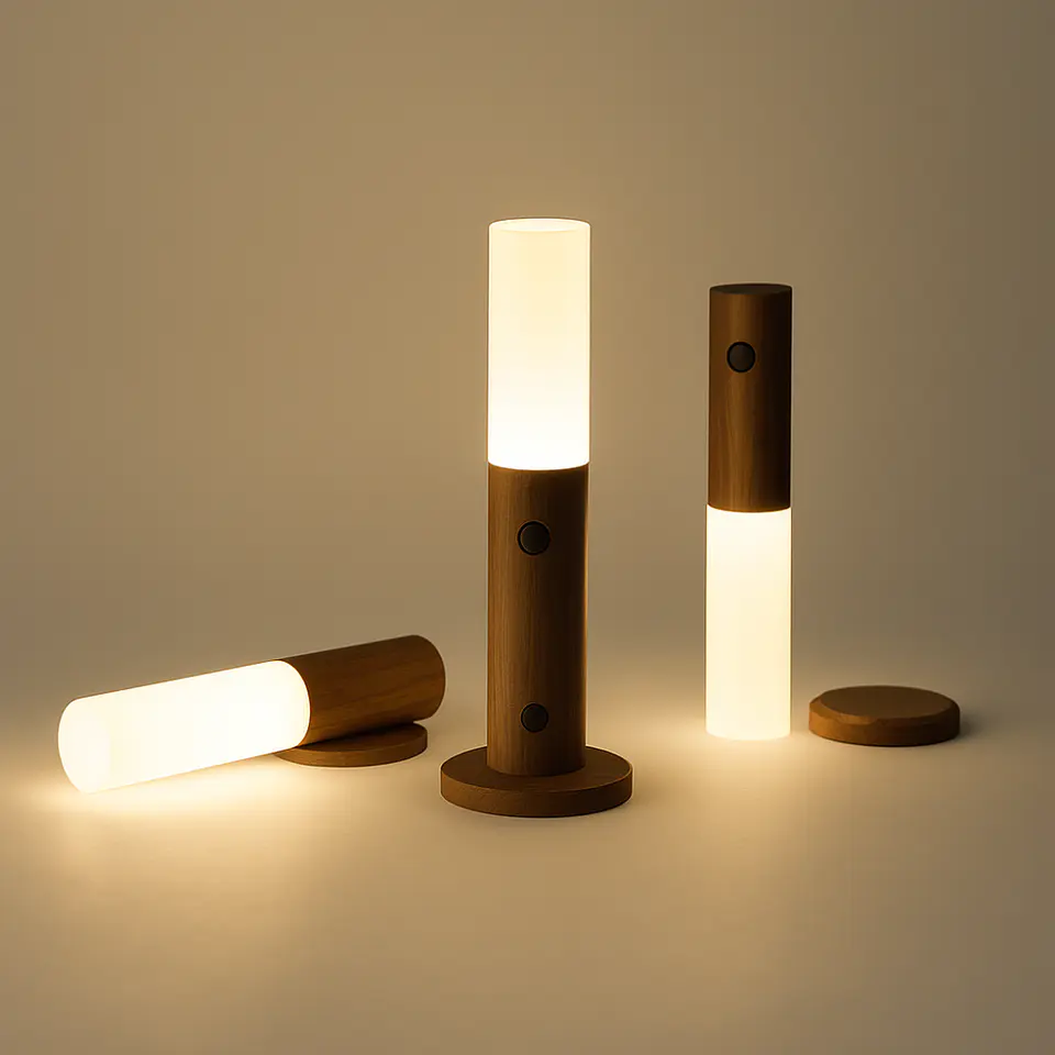 Aplique Magnético Led recargable Y Sensor De Movimiento 2
