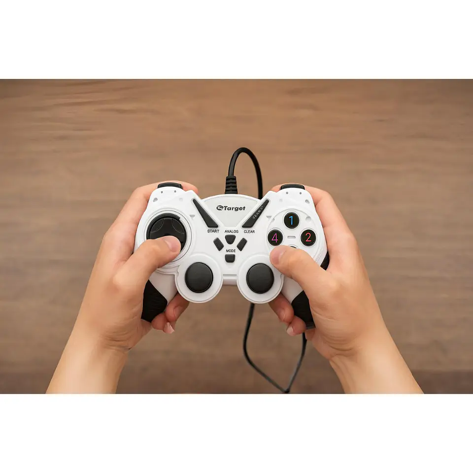 Gamepad Usb - Blanco 2