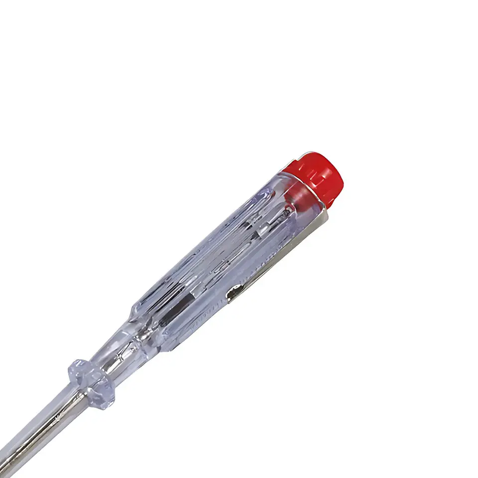 Desatornillador de paleta tester neón corto económico 4
