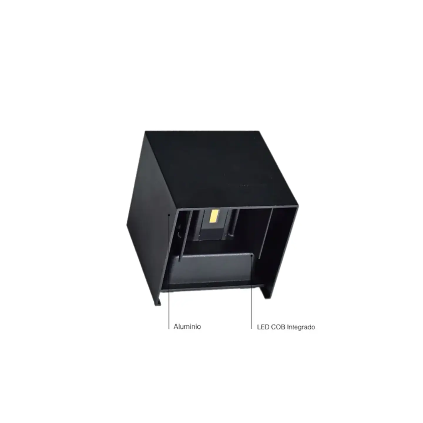 Aplique pared bidireccional 6w 3000k 2