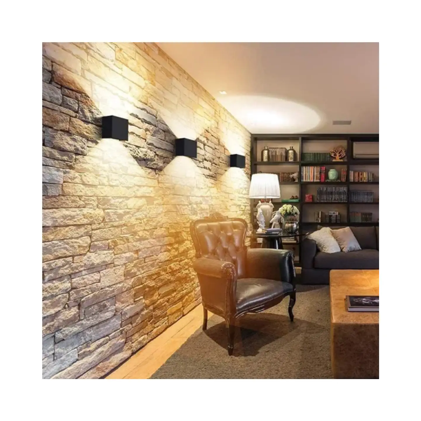 Aplique pared bidireccional 6w 3000k 5