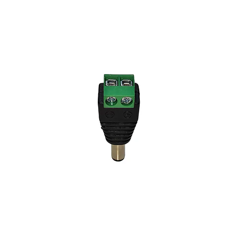 Conector DC Macho 2.1 x 5.5mm a Regleta 2PIN