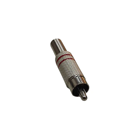 CONECTOR RCA MACHO ROJO