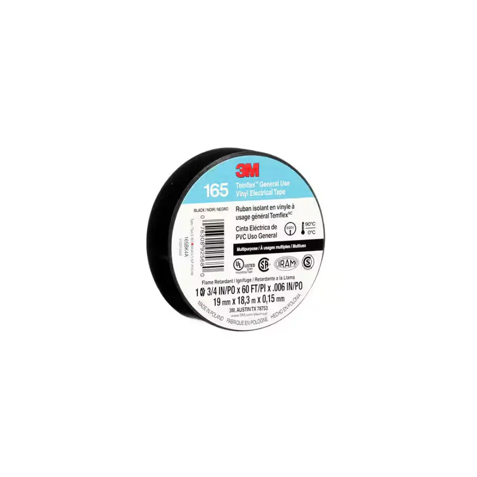 Huincha aislante 18Mt - PVC 3M 165 2
