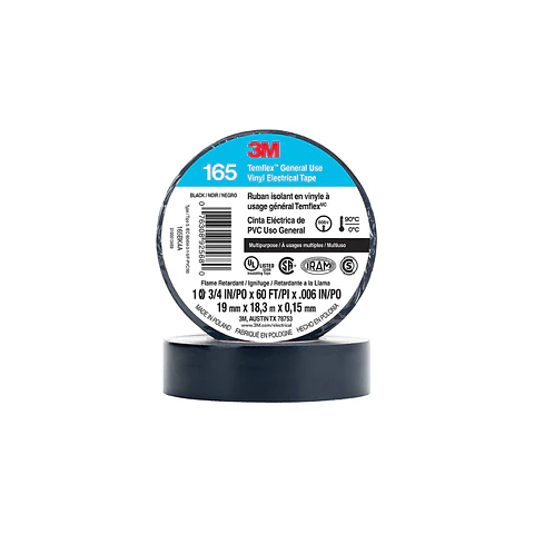 Huincha aislante 18Mt - PVC 3M 165