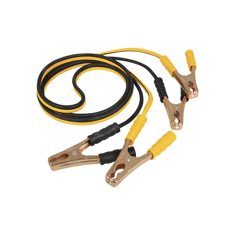 Cables pasa corriente 2.5m, 125 A, 10 AWG, con funda