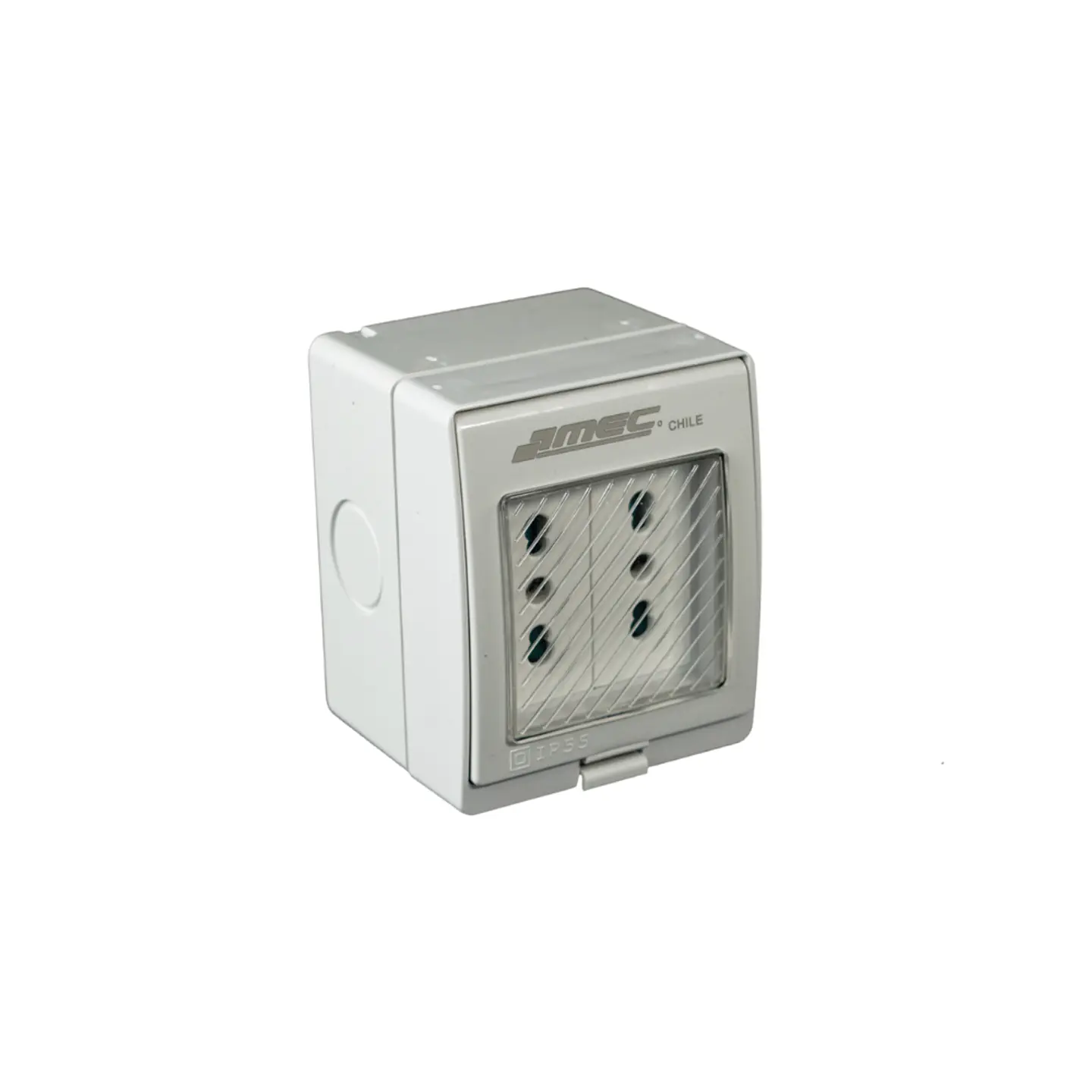 Tomacorriente doble 10/16A 250V 2P+ T (Serie Hidrobox 55) 1