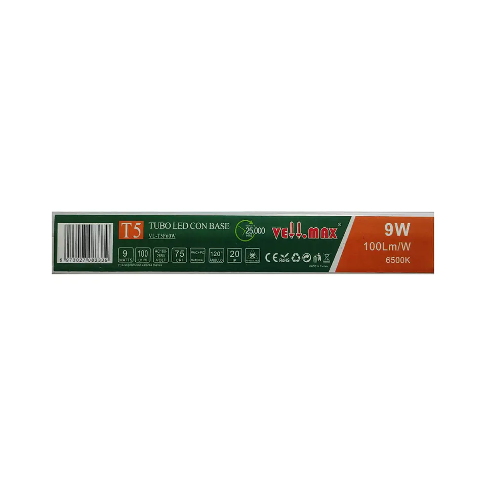 Tubo LED T5 Integrado 9w 4