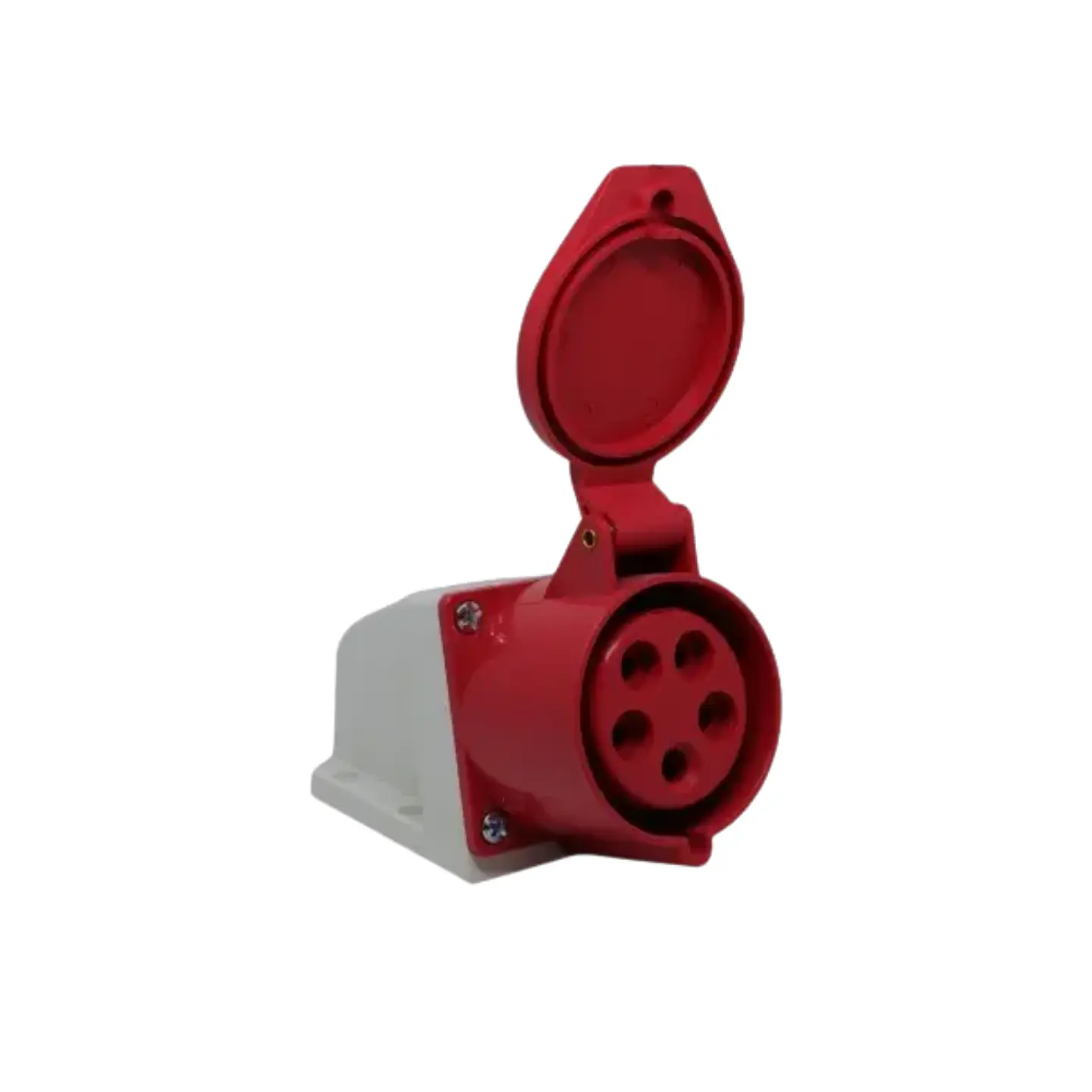 Base Industrial 5P 16A Rojo 2