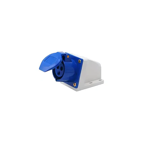 Base industrial 3P 16A Azul