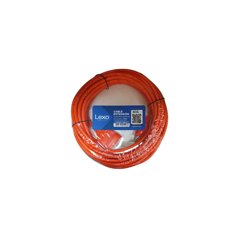 Alargador 10M 2P+T 10A 2