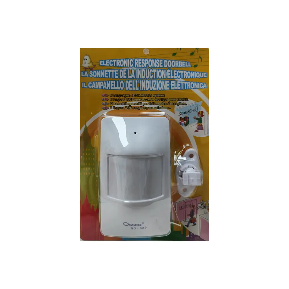 Sensor de movimiento con timbre 8