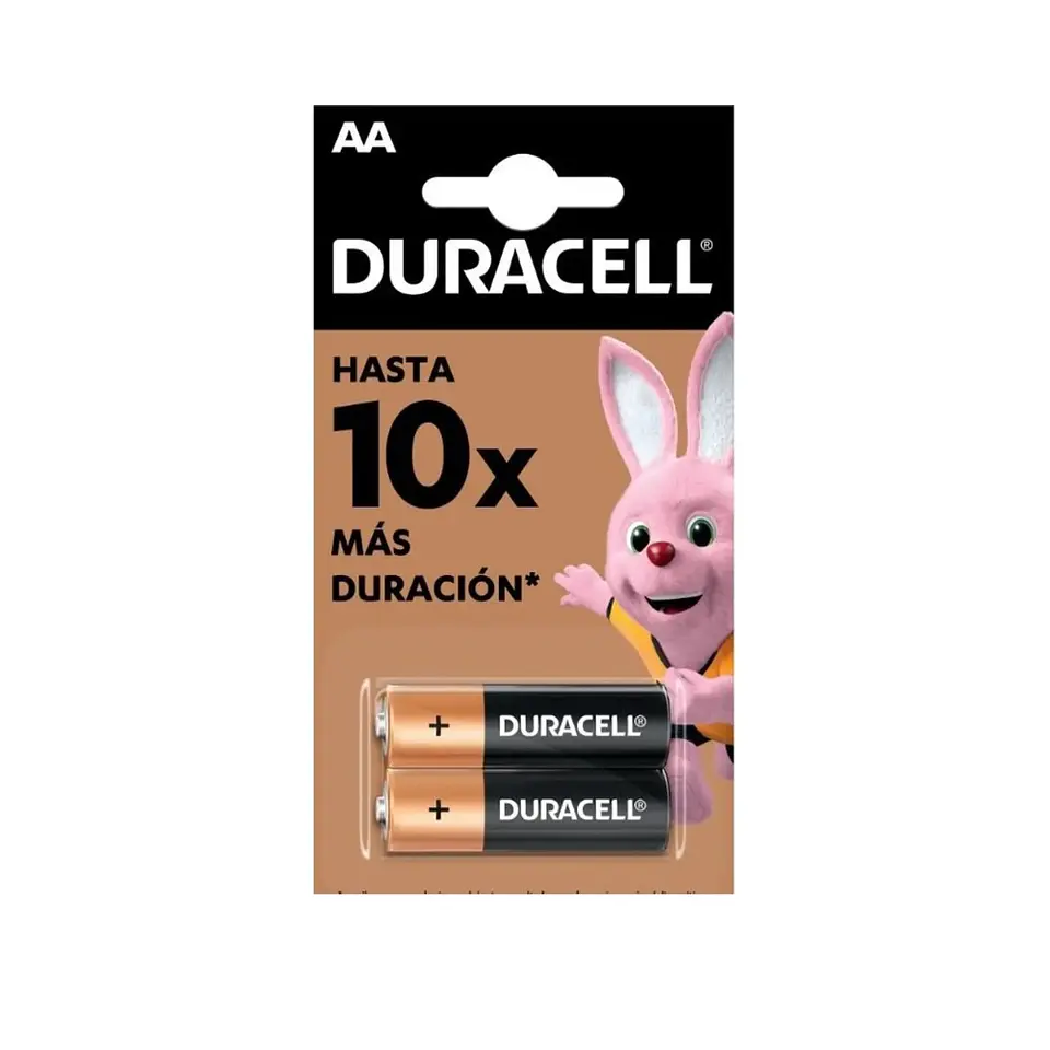 Pilas Duracell AAx2 2