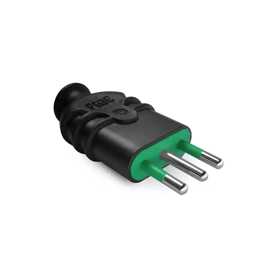 Enchufe Macho Volante 10a 2p+t  1