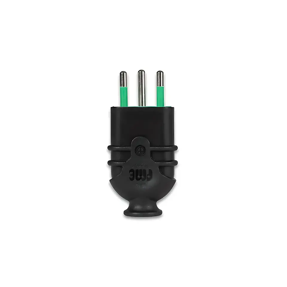Enchufe Macho Volante 10a 2p+t  2